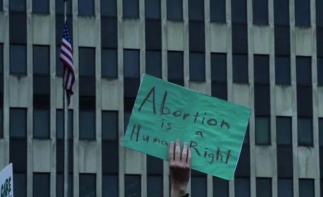  The leak of the Supreme Court overturning the abortion righ generated protest outside their headquarters in 2022. Photo AFP News    