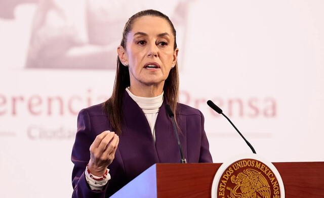  Mexican president, Claudia Sheinbaum, also responded to the tax new policy on the U.S. reffered it as illegal since a 1992 agreement. Photo: EFE    