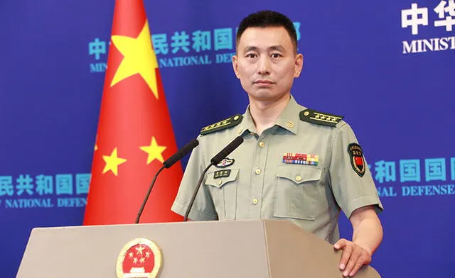  Zhang Xiaogang, spokesman for the Chinese Defence Ministry, said that Taiwan is part of China and any kind of attemps to the opposite will end badly. Photo: Ministry of National Defense of the People's Republic of China    