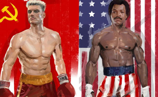 Ivan Drago y Apollo Creed son dos de los personajes más recordados de la saga Rocky.