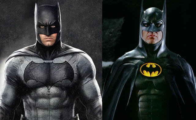 Ben Affleck y Michael Keaton podrían estar juntos interpretando a Batman. Créditos: Warner Bros/composición