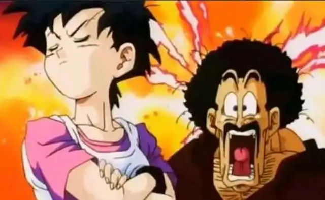 Videl y Mr. Satán sorprenden con su nueva apariencia.
