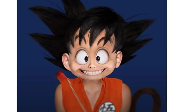 Goku realista. Créditos: Robson Lami