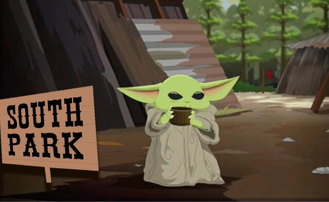 Baby Yoda salió en último episodio de South Park.