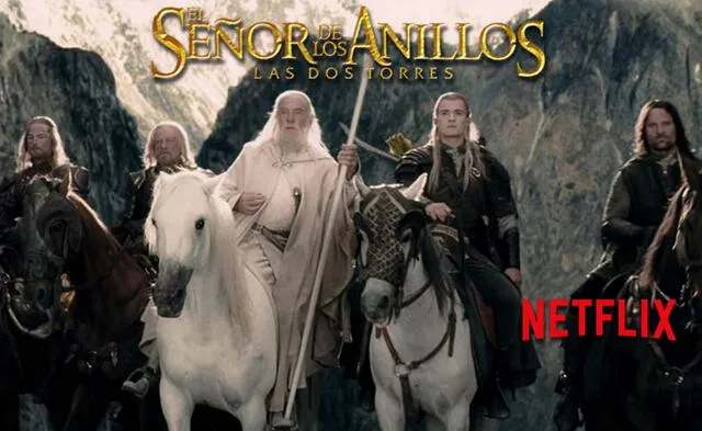 Netflix estrenó el Señor de los Anillos: las dos torres, completando la trilogía cinematográfica.