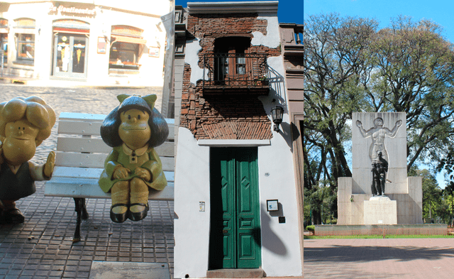 En el centro de Buenos Aires puedes visitar a Mafalda, la casa más angosta del mundo y más. Foto: La República   