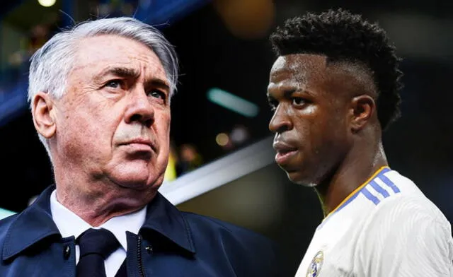  Vinicius Junior mostró su mejor versión bajo las órdenes de Carlo Ancelotti. Foto: composición LR/Real Madrid/Imago   