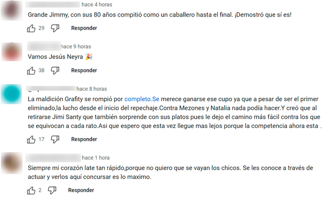 Comentarios sobre 'El gran chef'. Foto: captura de YouTube   