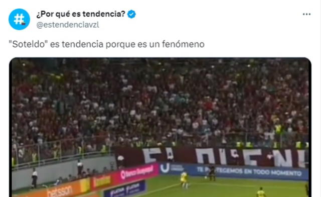 Yeferson Soteldo: la acción del delantero por la que se hizo tendencia en el Venezuela vs. Ecuador | Venezuela vs Ecuador EN VIVO | Donde puedo ver el partido de la vinotinto | Tendencias Venezuela | Twitter | X