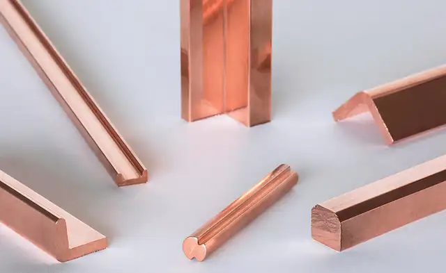 Perfiles de cobre. Perfiles de cobre.