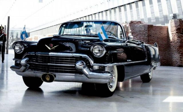 El auto de Juan Domingo Perón no estaba listo para su uso. Foto: Cadena 3   