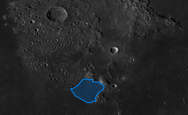  Se estima que la zona conocida como Viscositatis sinusal tiene un diámetro de 68 kilómetros. Foto: IAU   