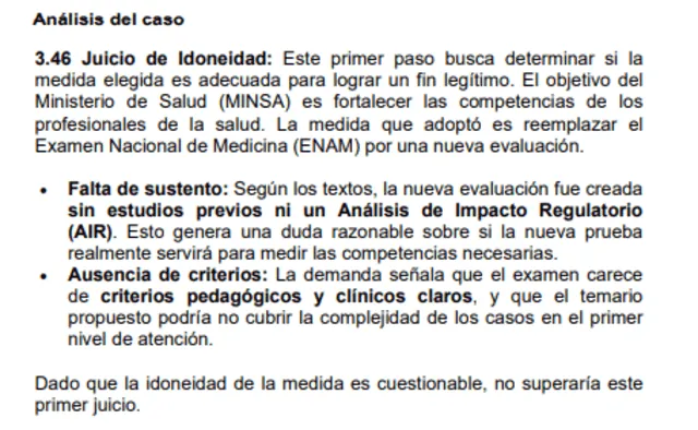 Juicio de Idoneidad como uno de los criterios para la decisión del Poder Judicial.   