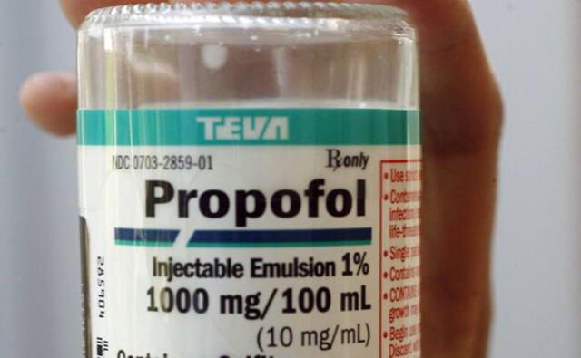 Propofol, anestésico intravenoso. Foto: Reuters
