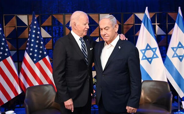  Joe Biden y Benjamin Netanyahu sostendrán una reunión este jueves. Foto: Público    