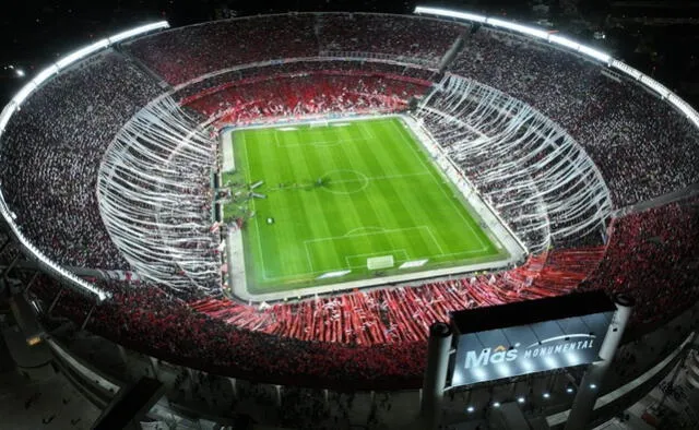  El estadio Más Monumental es de River Plate. Foto: difusión   