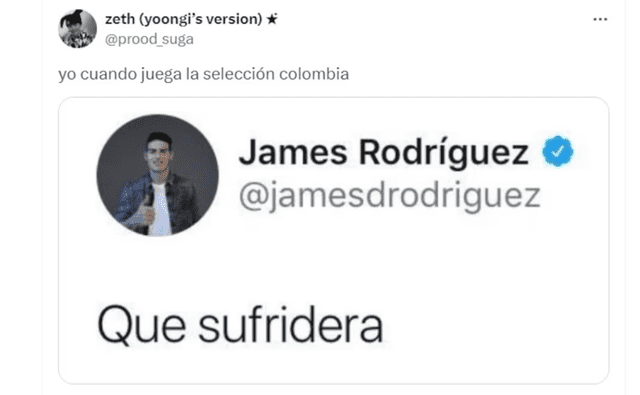  Reacciones tras partido Bolivia vs. Colombia. Foto: X    