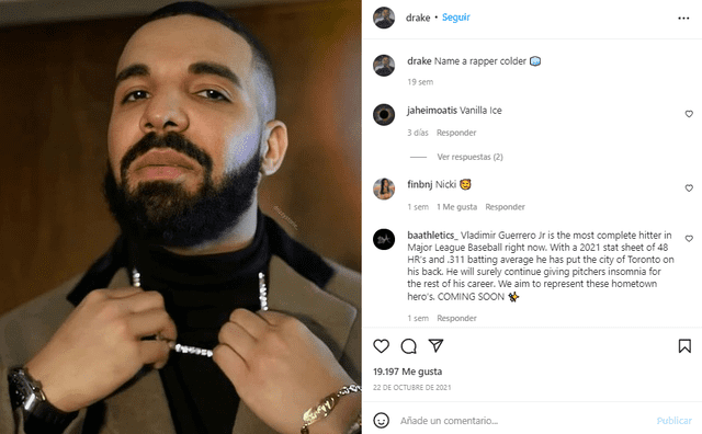 Mesha Collins habría estado acosando a Drake desde el 2017, según declaraciones del rapero. Foto: Drake/Instagram