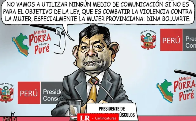 Carlincatura del 30 de mayo. Foto: La República Carlincatura del 30 de mayo. Foto: La República