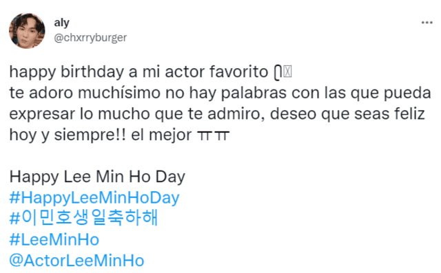 Lee Min Ho cumpleaños Minoz fans