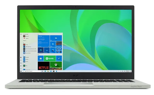 La laptop ejecutará como sistema operativo Windows 10. Foto: Acer