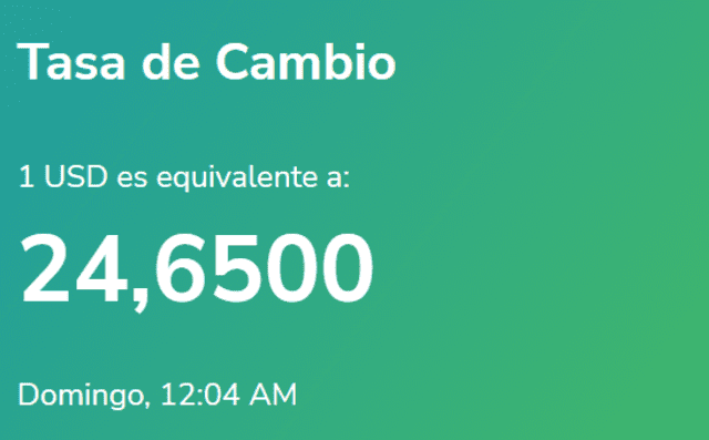 Yummy Dólar de HOY, lunes 24 de abril: precio del dólar en Venezuela. Foto: captura de yummy-dolar.wepp.app 