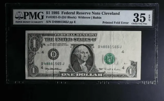 Así es el billete de 1 dólar valorizado en más de US$170.000. Foto: difusión   