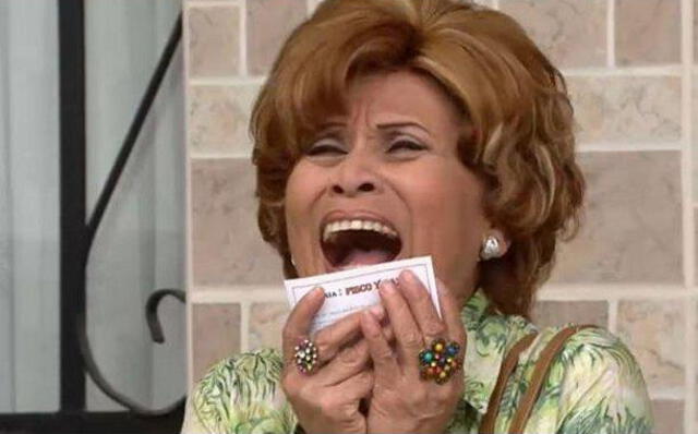 Irma Maury como Doña Nelly en Al fondo hay sitio. Foto: América TV