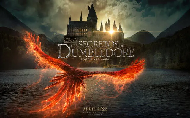 Fawkes en el nuevo poster de Animales Fantásticos: los secretos de Dumbledore