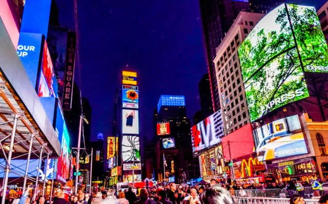 Times Square en Manhattan, New York en Estados Unidos. Foto: pixabay