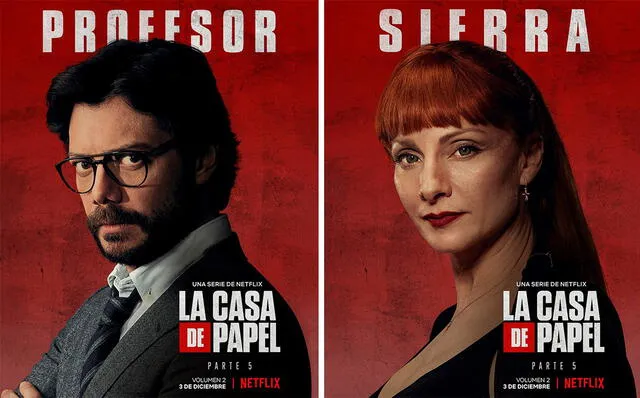 El 'Profesor' y Alicia Sierra se enfrentarán una vez más en la gran final de La casa de papel. Foto: Twitter/@lacasadepapel