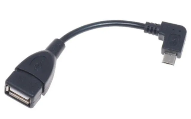 Así luce un cable USB OTG. Foto: Xataka