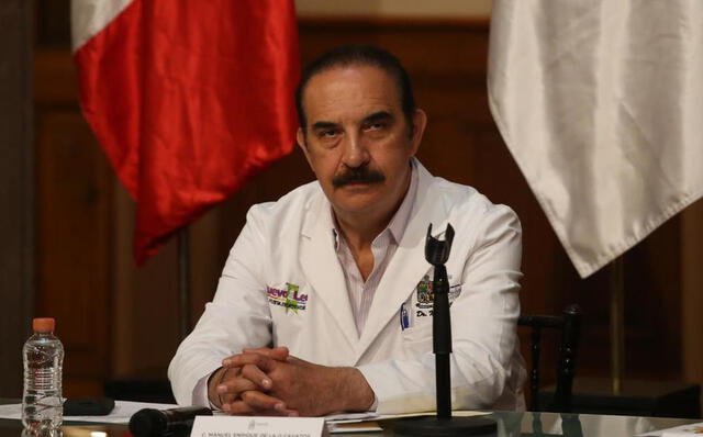 Manuel de la O, secretario de Salud de Nuevo León. (Foto: Jorge López)