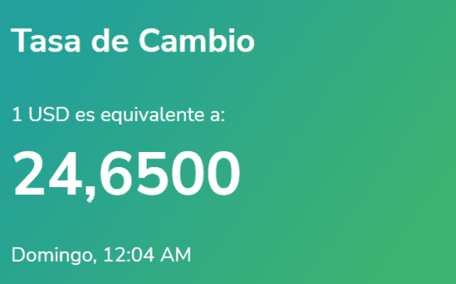 Yummy Dólar de HOY, lunes 24 de abril: precio del dólar en Venezuela. Foto: captura de yummy-dolar.wepp.app   