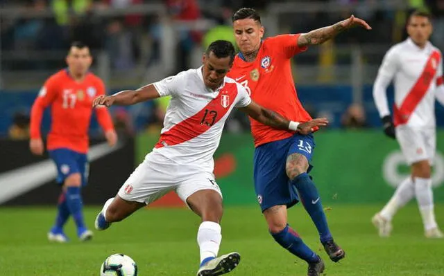 Perú vs Chile. Créditos: AFP