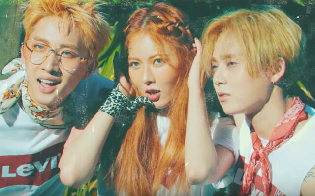 Hui, HyunA y E'Dawn en la era TripleH. Foto: Cube