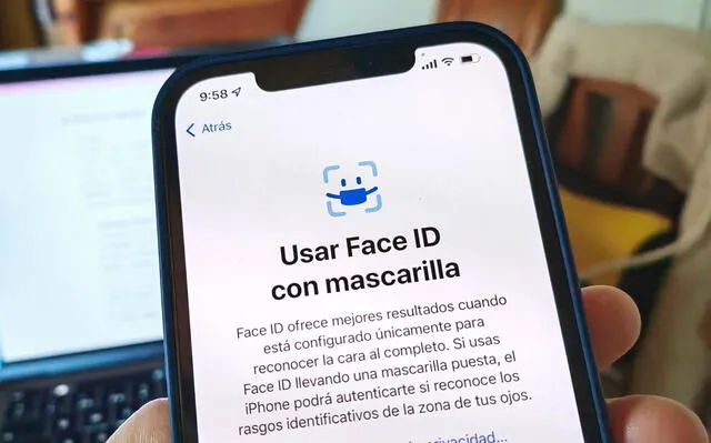 Face ID con mascarilla