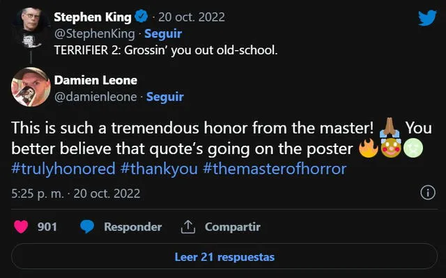 Stephen King, Terrifier 2