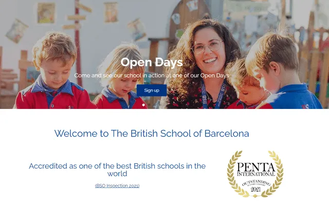 Portada The British School of Barcelona. Foto: difusión