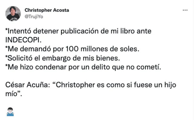 Twitter de Christopher Acosta