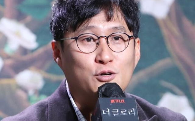  Director de "La gloria", Ahn Gil Ho, en la conferencia de prensa de la segunda parte del k-drama. Foto: Netflix   