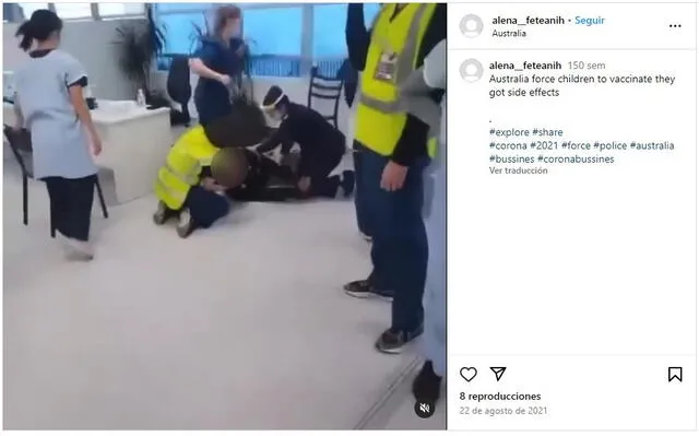  El video asociado a Australia fue publicado en 2021. Foto: captura en Instagram / ‘Alena__feteanih’.    