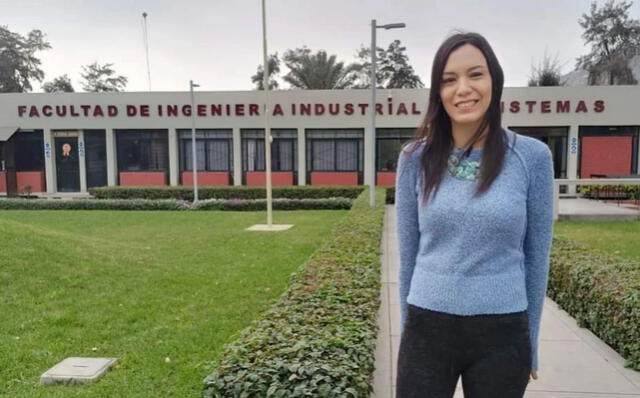  Karina Canales en la Universidad Nacional de Ingeniería (UNI). Foto: LinkedIn/Karina Canales   