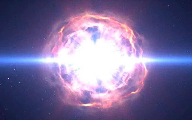 Explosión de supernova.