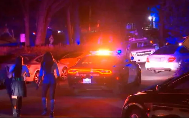 La policía llegó poco después de que se escucharon los disparos. Foto: Fox News.