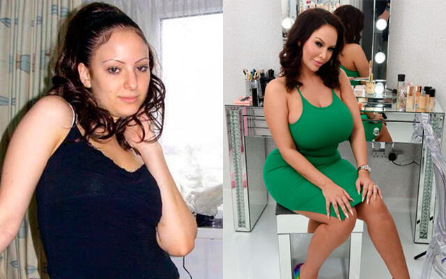 La mujer de 32 años ha transformado su cuerpo en los últimos 15 años. Fotos: Agencia de Noticias Caters.