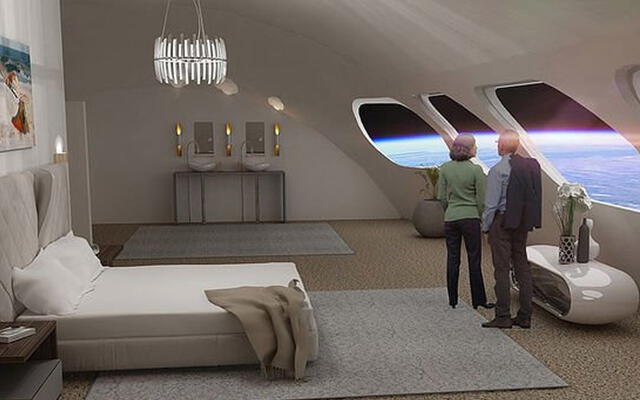 Los tripulantes contarán con todas las comodidades de un hotel de la Tierra. Foto: Gateway Foundation