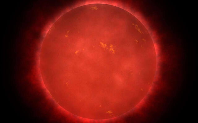 Ilustración de la enana roja Teegarden a unos 12 años luz de distancia, una probable apariencia de Némesis. Foto: Walt Feimer / NASA