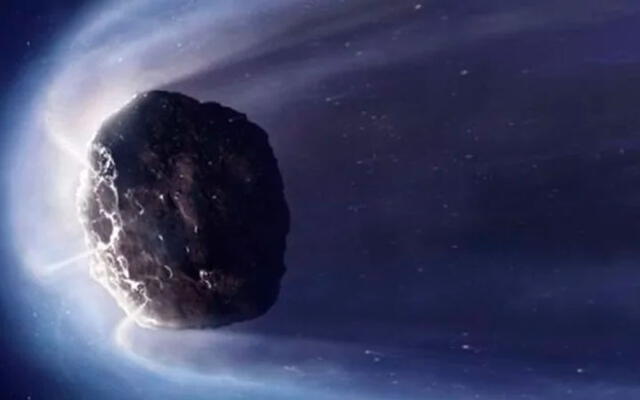 Científicos de la NASA detectaron ingentes cantidades de agua saliendo del cometa interestelar Borisov. Imagen referencial.