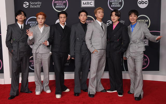 BTS en los American Music Awards 2021. Foto: Vogue
